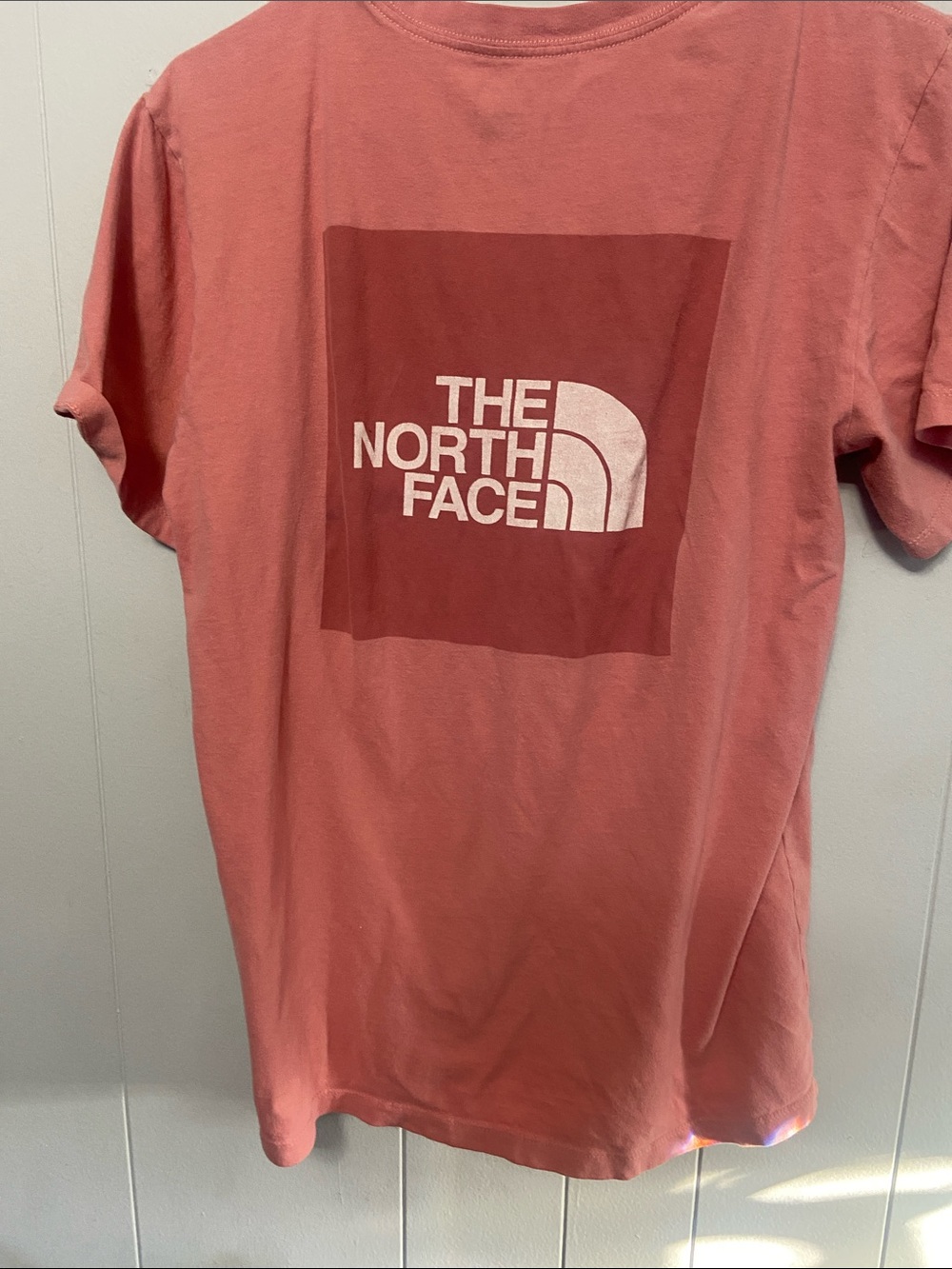 Flawed The North Face Men's Short Sleeve Tee - Coral Dusty pink - Picture 1 of 5